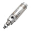 Used SMC NCDMB106-0100 Pneumatic Cylinder, ø1-1/16in Bore, 1in Stroke, 1/8in NPT