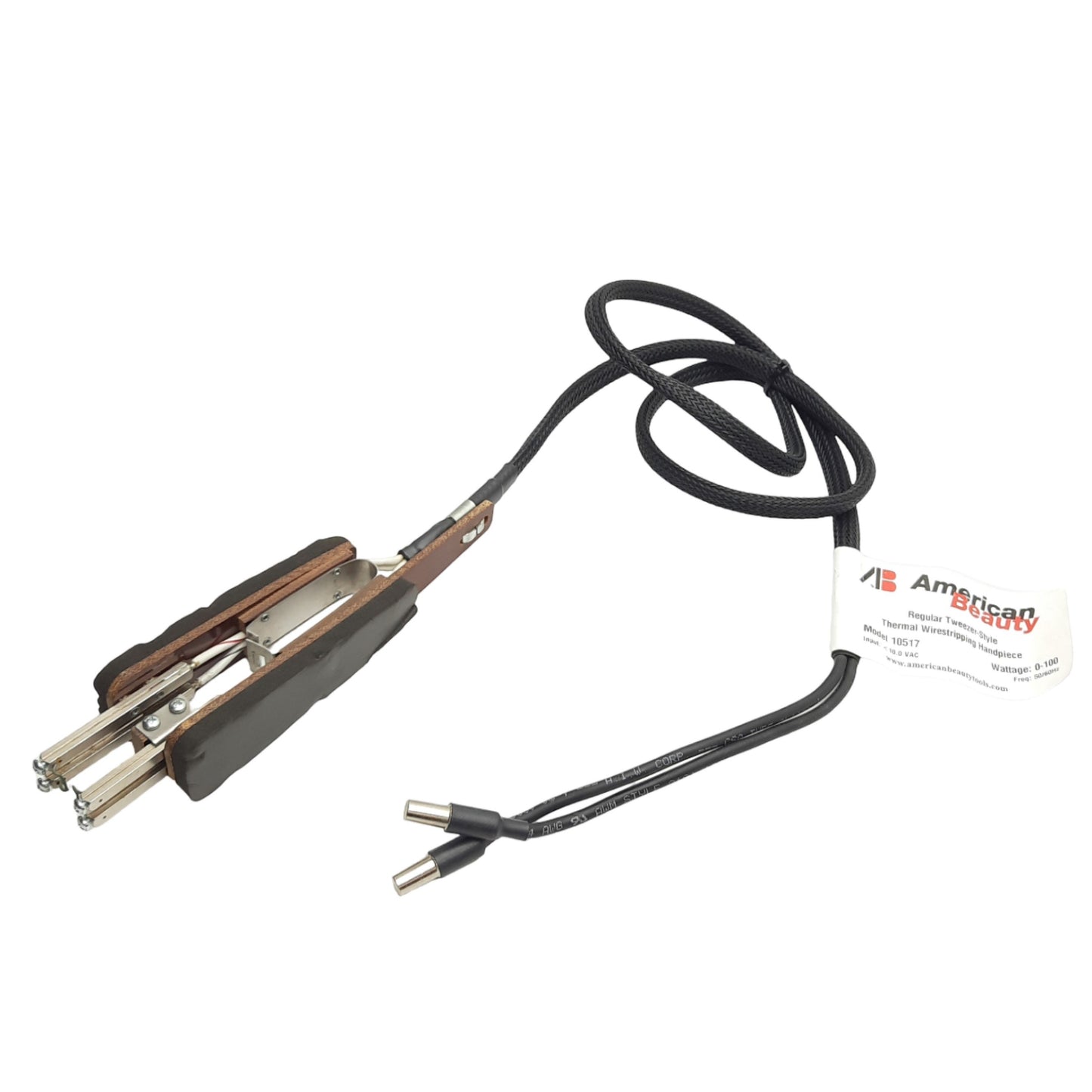 Used American Beauty Tools 10517 Thermal Wire Stripping Tweezer Handpiece, 14AWG