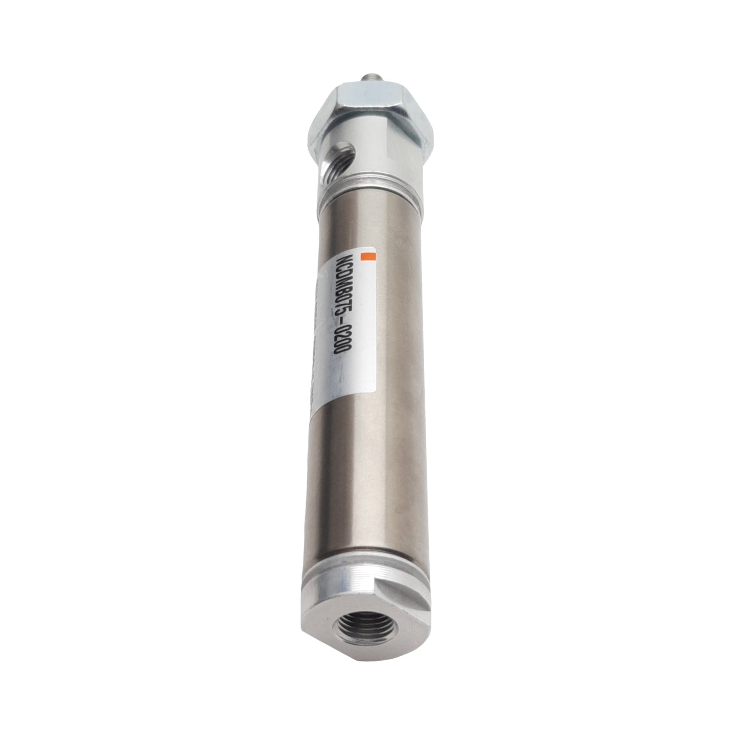 Used SMC NCDMB075-0200 Pneumatic Cylinder, ø3/4in Bore, 2in Stroke, 1/8in NPT, 250psi