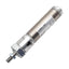 Used SMC NCDMB075-0100 Pneumatic Cylinder, ø3/4in Bore, 1in Stroke, 1/8in NPT, 1.7MPa