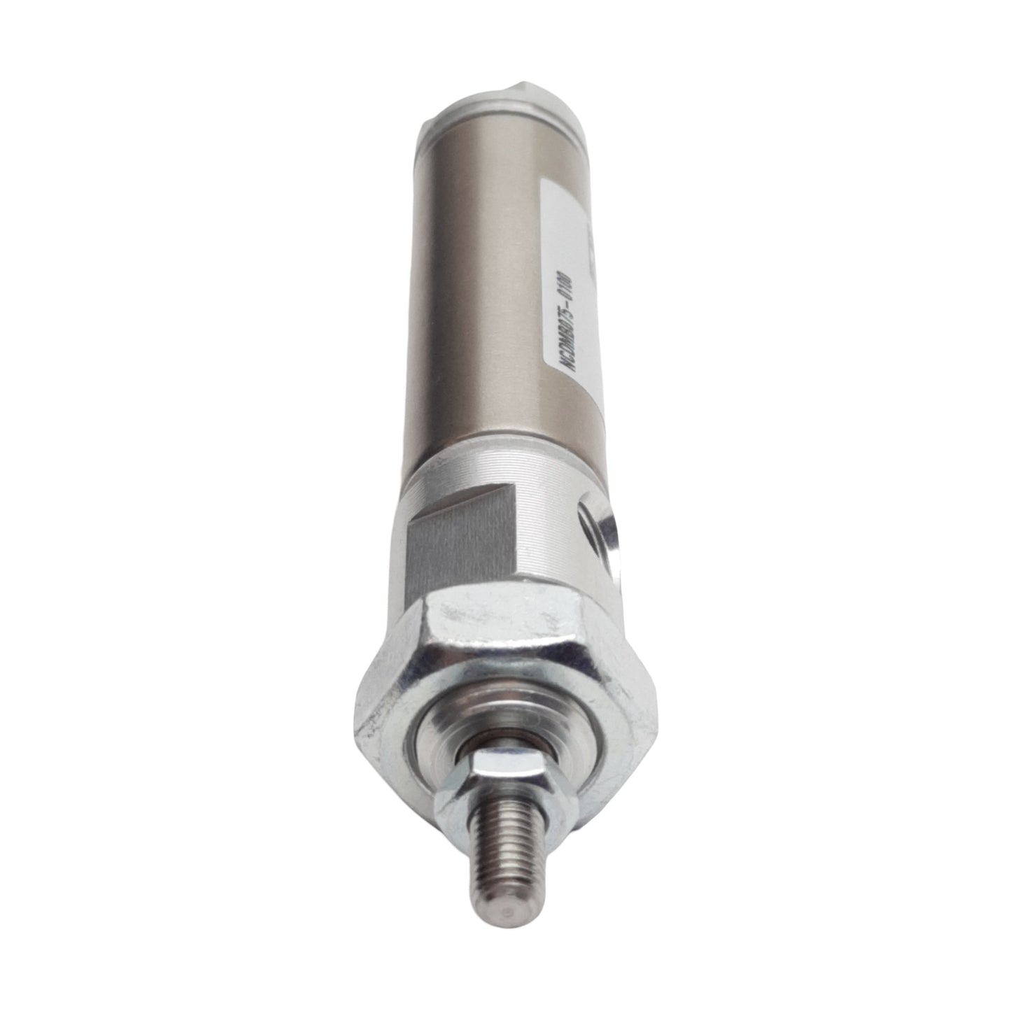 Used SMC NCDMB075-0100 Pneumatic Cylinder, ø3/4in Bore, 1in Stroke, 1/8in NPT, 1.7MPa