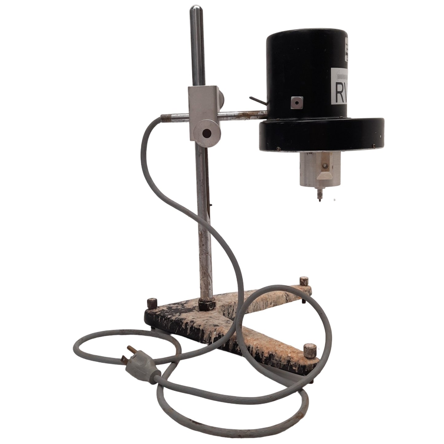 Used Brookfield RVT Dial Viscometer with Stand 0.5-100RPM, 100cP to 8M cP (mPas)
