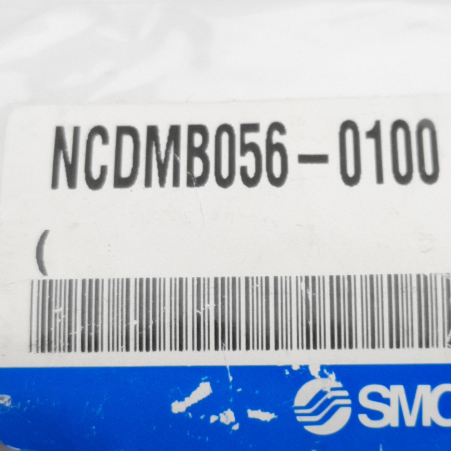 Used SMC NCDMB056-100 Pneumatic Cylinder, ø9/16in Bore, 1in Stroke, #10-32, 1.7MPa