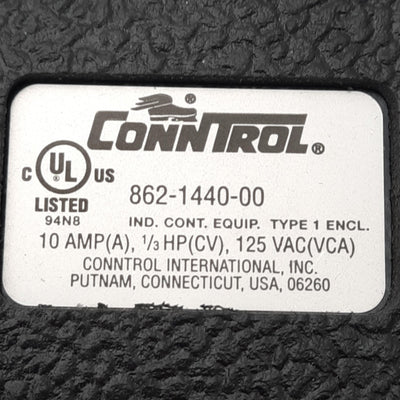 Used Conntrol 862-1440-00 Momentary Light Duty Foot Switch, 125VAC 10A, 6ft Cable
