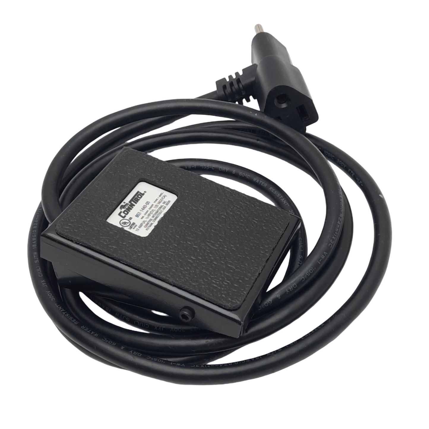 Used Conntrol 862-1440-00 Momentary Light Duty Foot Switch, 125VAC 10A, 6ft Cable