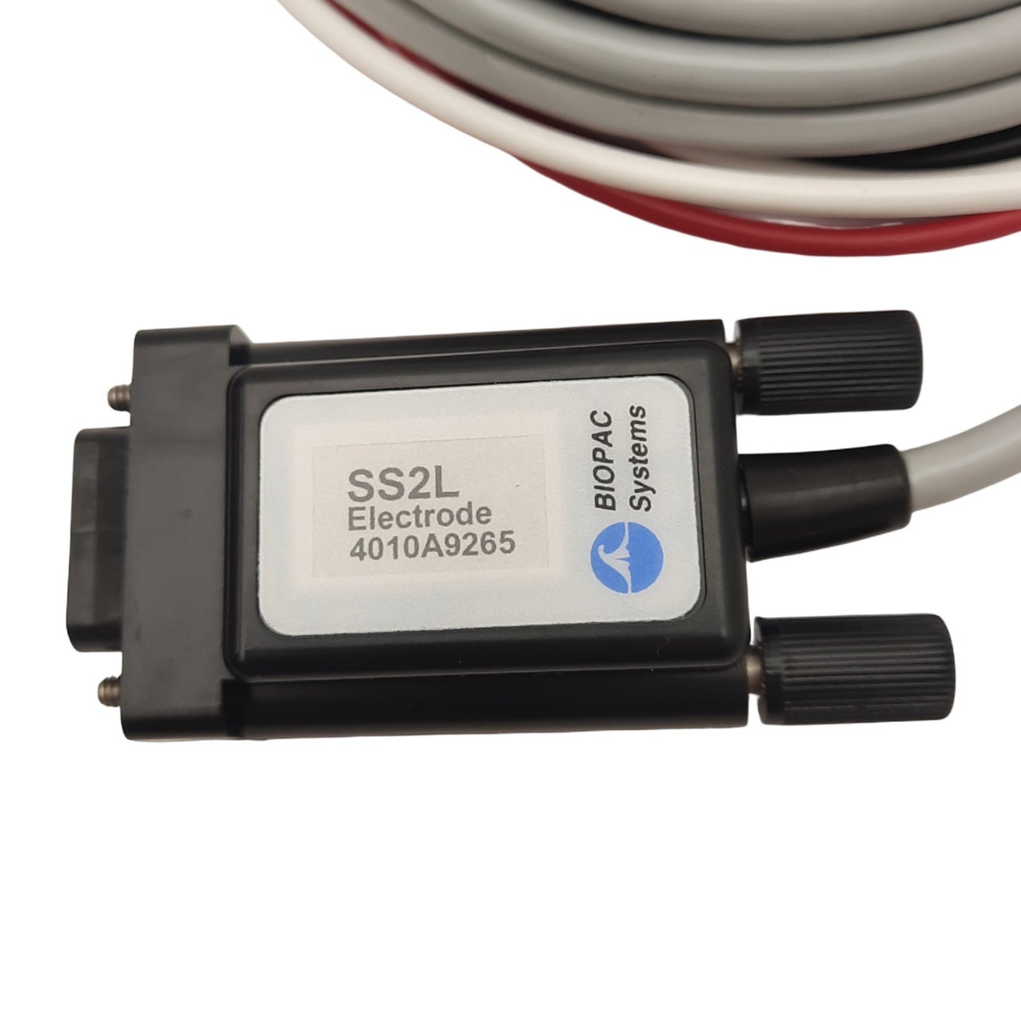 New BIOPAC Systems SS2L BSL Shielded Electrode Assembly, D-Sub 9-Pin M, 2m Length