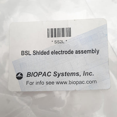 New BIOPAC Systems SS2L BSL Shielded Electrode Assembly, D-Sub 9-Pin M, 2m Length