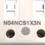 Used Eaton N04NCS1X3N Contactor, 3-Pole, 27A, 10HP @ 3Ø 575VAC, NEMA Size 1 *No Coil*