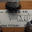 Used Pneumax 228.52.10 Air Valve Foot Pedal Switch, 5/2-Way, G1/8in, 10bar Max