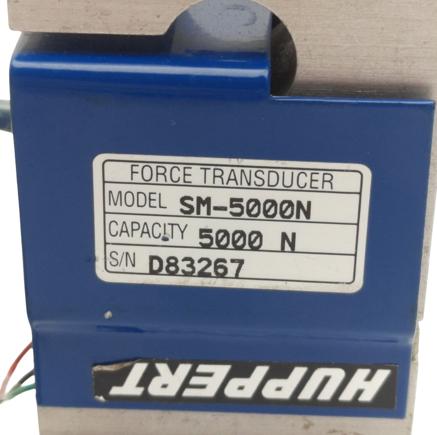 Used Interface SM-5000N Load Cell S-type, 5000N Capacity, M12 x 1.75-6H Thread