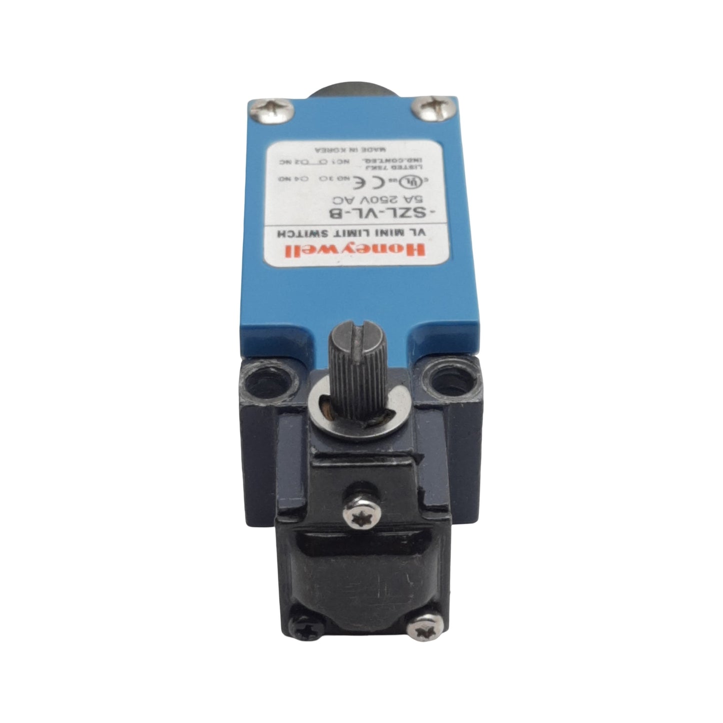 Used Honeywell SZL-VL-B Mini Limit Switch, SPDT 1NC/1NO, 5A 250VAC Max *w/out Roller*