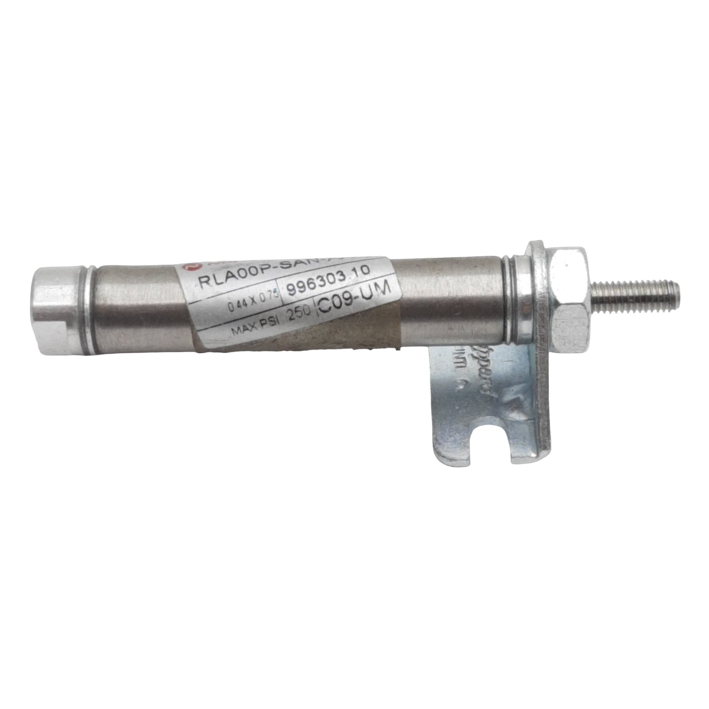 Used Norgren RLA00P-SAN-AA00 Pneumatic Cylinder, ø0.44in Bore, 0.75in Stroke, #10-32