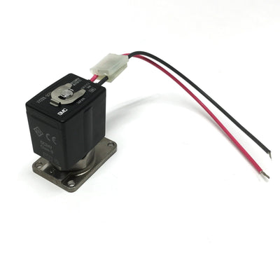 New – Open box SMC VX2121L-5GS1 Solenoid Water Valve, 2-Way NC, Ø3mm Orifice, 24VDC, 0.5MPa