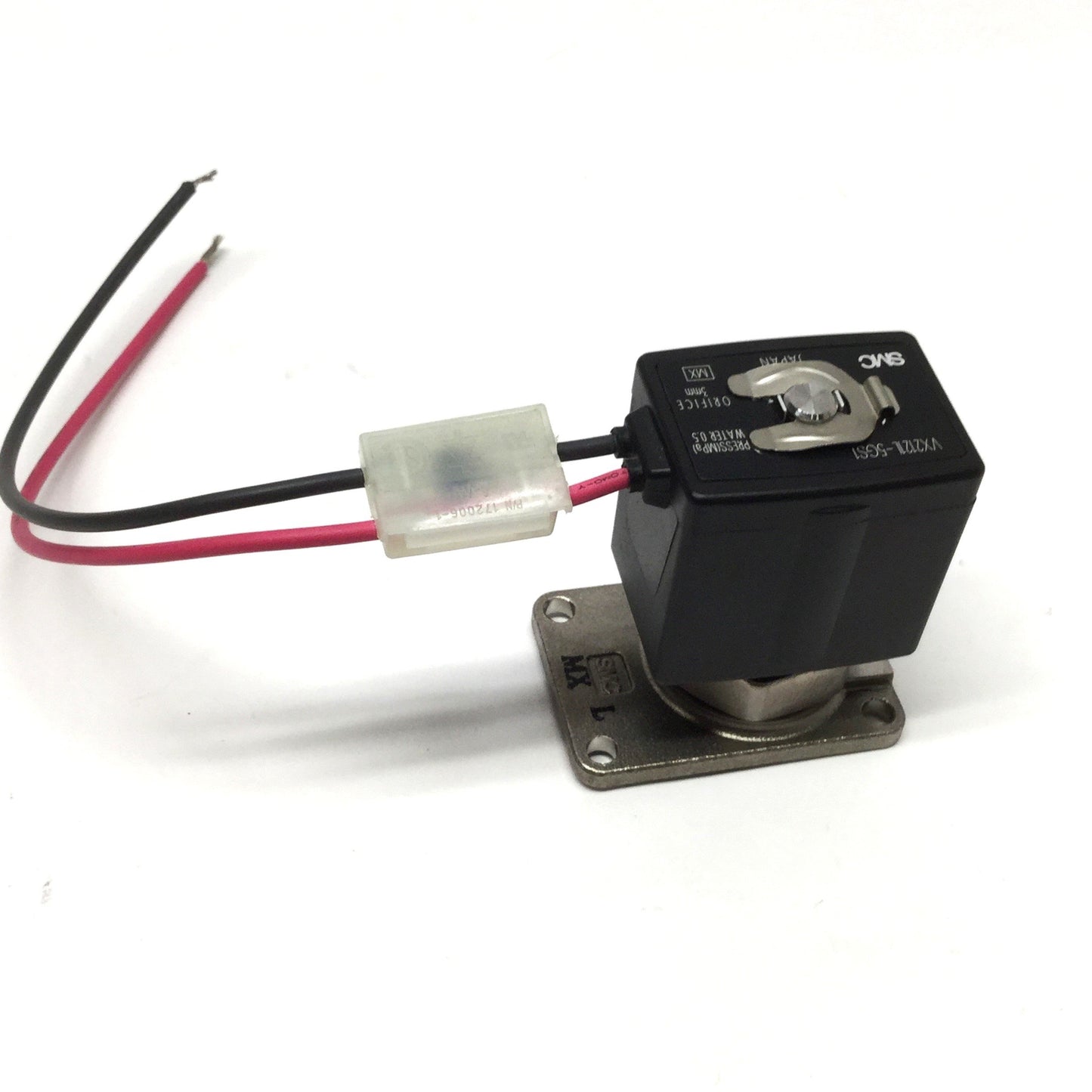 New – Open box SMC VX2121L-5GS1 Solenoid Water Valve, 2-Way NC, Ø3mm Orifice, 24VDC, 0.5MPa
