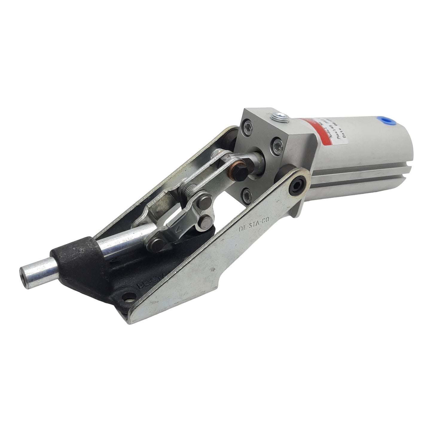Used Destaco 803 Pneumatic Straight Action Clamp, ø1.26" Bore, 0.75" Travel, 1/8" NPT