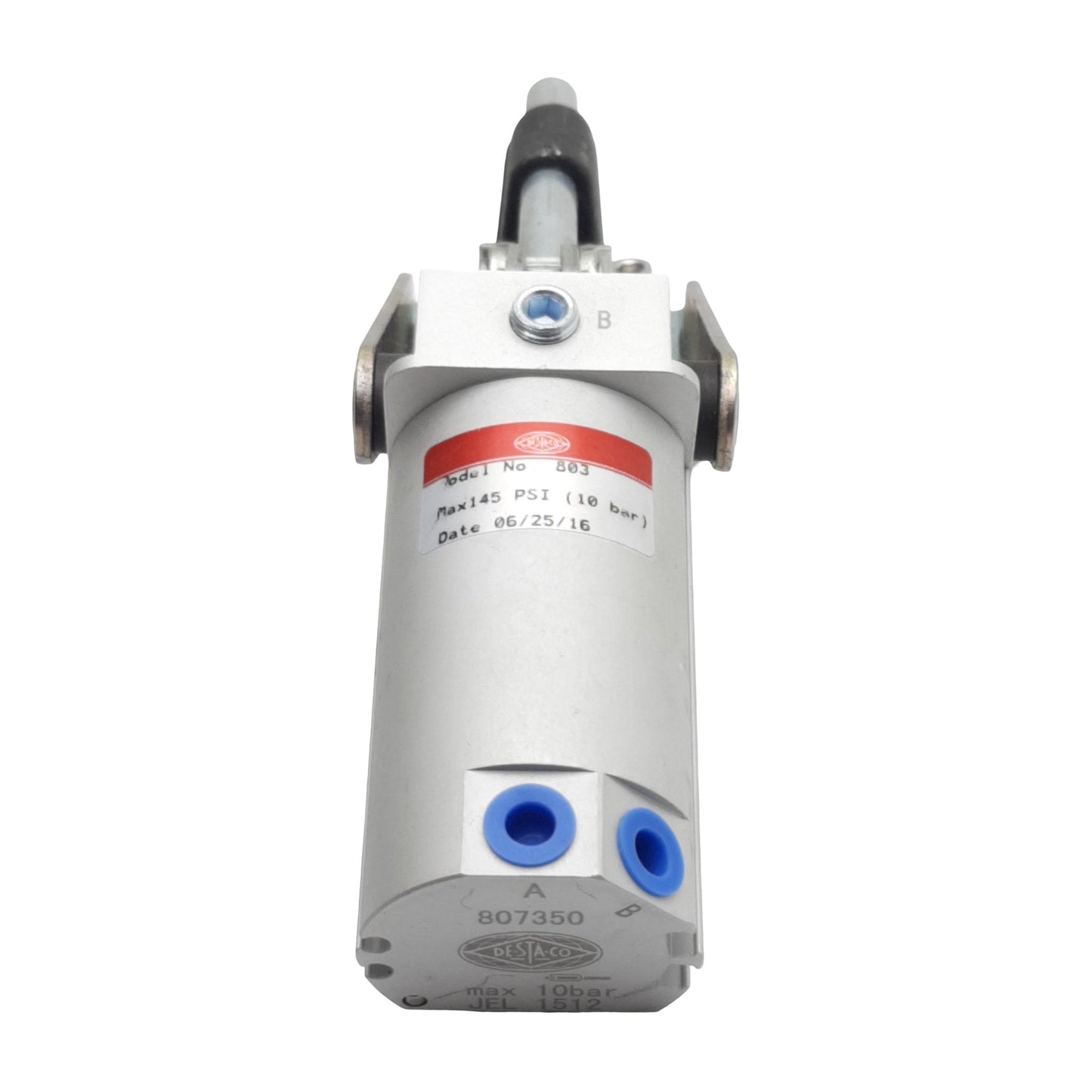 Used Destaco 803 Pneumatic Straight Action Clamp, ø1.26" Bore, 0.75" Travel, 1/8" NPT