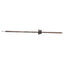 Used Linear Ball Screw w/ Block, ø12mm OD x 535mm Thread, 3mm Lead, 592mm Length