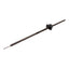 Used Linear Ball Screw w/ Block, ø12mm OD x 535mm Thread, 3mm Lead, 592mm Length