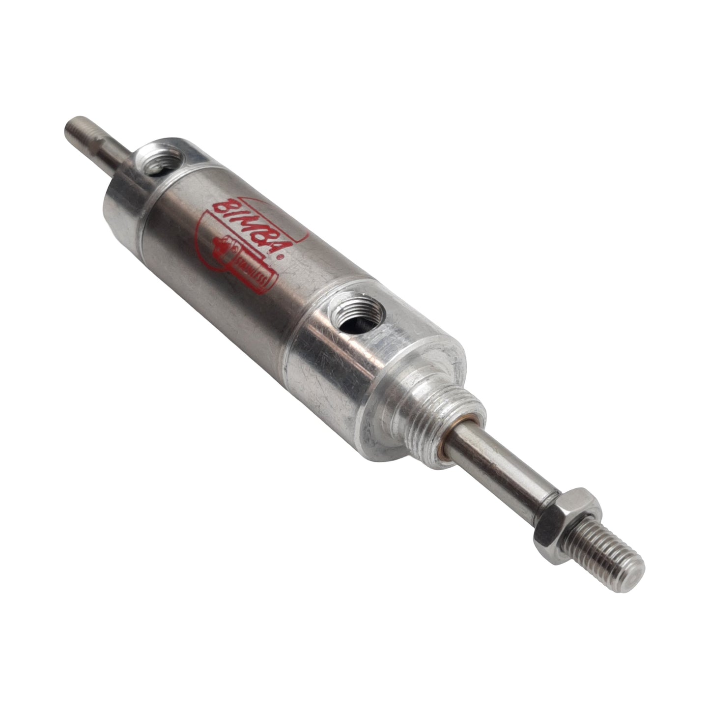 Used Bimba 091-DXDE Pneumatic Cylinder, ø1-1/16 Bore, 1in Stroke, 1/8in NPT 250psi