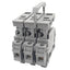 Used Entrelec MB10/22.S3 Fuse Holder, 3-Pole 10x38, 750VAC 32A Max, DIN Rail