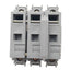 Used Entrelec MB10/22.S3 Fuse Holder, 3-Pole 10x38, 750VAC 32A Max, DIN Rail