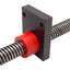Used Linear Ball Screw w/ Block, ø5/8" OD x 26-1/4" Thread, 1/8" Lead, 27-3/4" Length