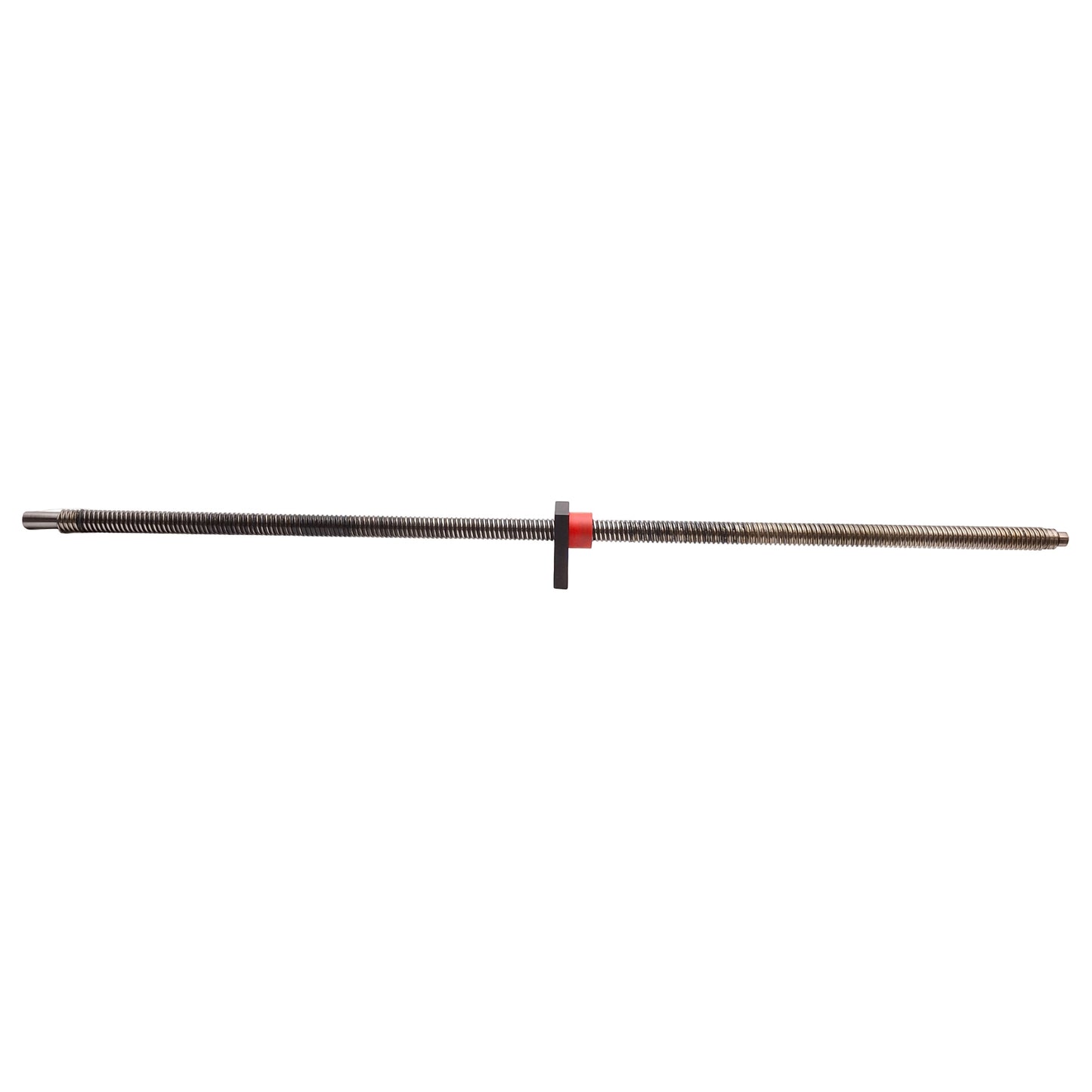 Used Linear Ball Screw w/ Block, ø5/8" OD x 26-1/4" Thread, 1/8" Lead, 27-3/4" Length