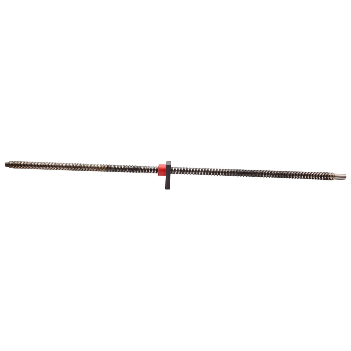Used Linear Ball Screw w/ Block, ø5/8" OD x 26-1/4" Thread, 1/8" Lead, 27-3/4" Length