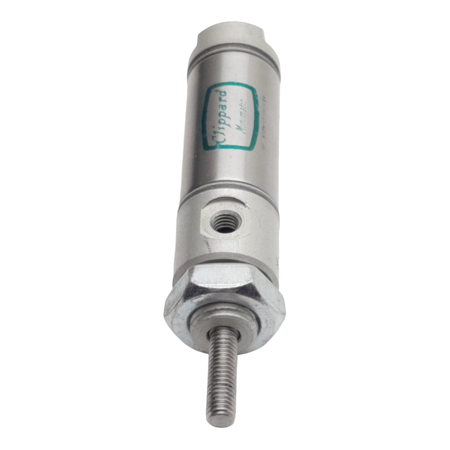 Used Clippard SDR-10-1/2 Pneumatic Cylinder, ø5/8in Bore, 1/2in Stroke, #10-32 250psi