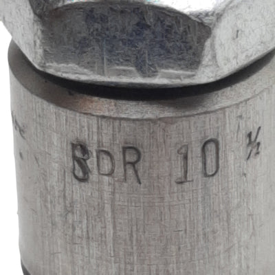 Used Clippard SDR-10-1/2 Pneumatic Cylinder, ø5/8in Bore, 1/2in Stroke, #10-32 250psi