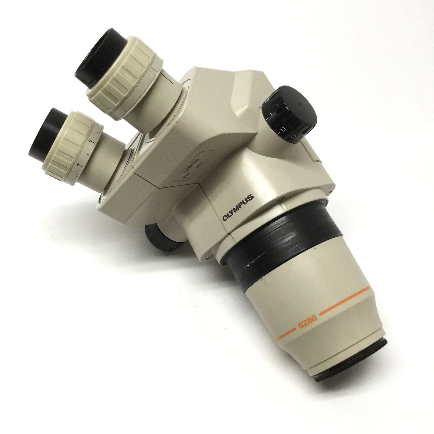 Used Olympus SZ6045 Stereo Zoom Microscope Body, 1-6.3x Magnification, 100mm WD