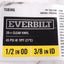 New Lot of 5 Everbilt HKP001-PVC004 Clear PVC Vinyl Tubing, ø1/2" OD x ø3/8" ID, 20'