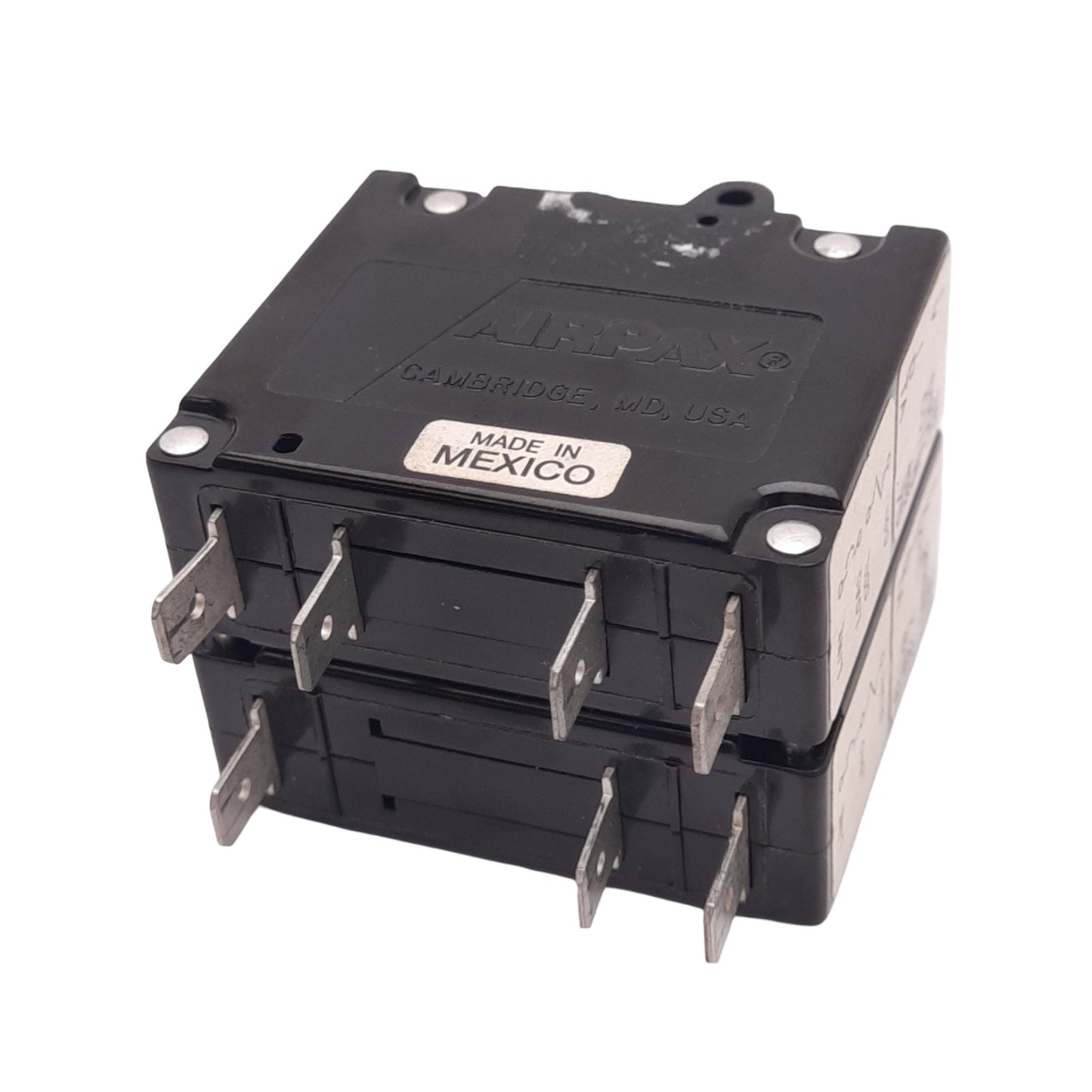 Used Sensata UPGH34-9414-1 127-0354 Circuit Breaker, 2-P, 65VDC/250VAC Coils, 0.75/9A