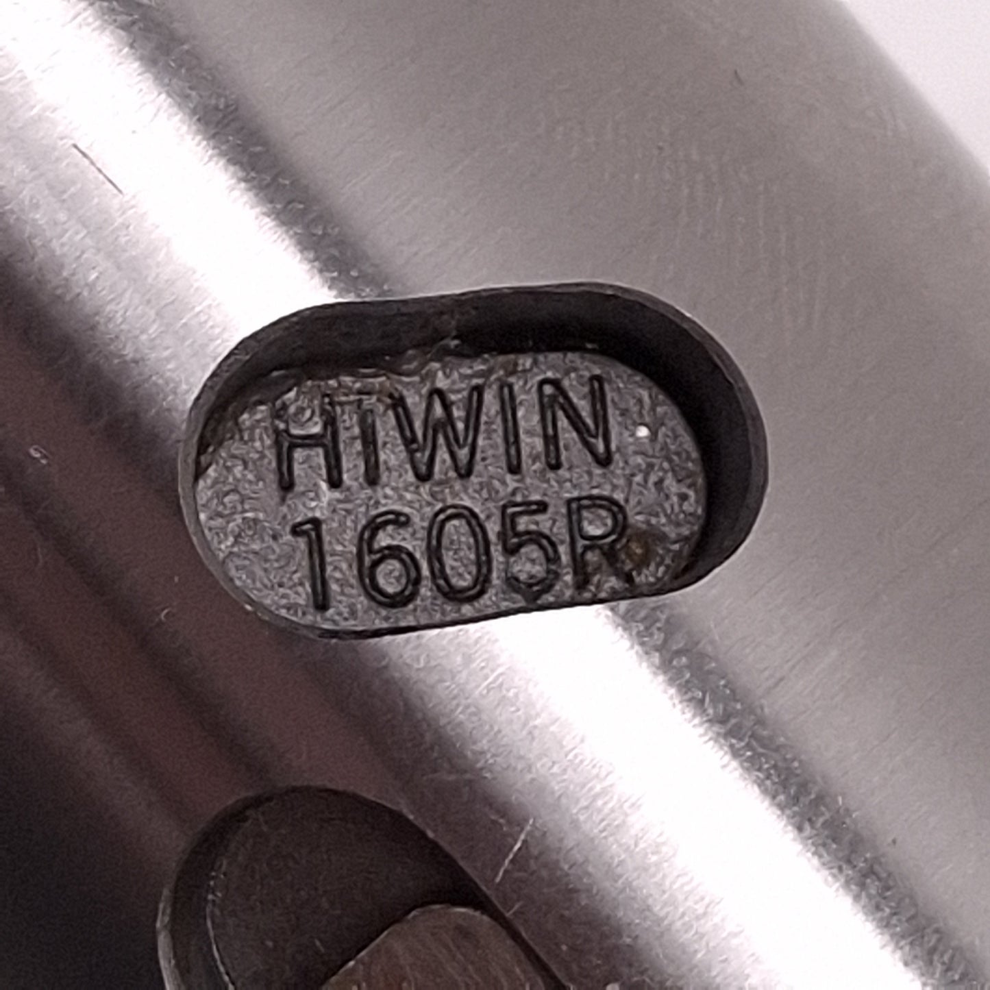 Used Hiwin Rolled Ball Screw Assembly, ø16mm x 685mm Thread, 5mm Lead, 780mm Length