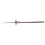 Used Hiwin Rolled Ball Screw Assembly, ø16mm x 685mm Thread, 5mm Lead, 780mm Length