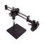 Used Microscope Boom Arm Stand w/ Head Adjustment, 15.5" Post, 10" x 10" Base
