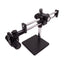 Used Microscope Boom Arm Stand w/ Head Adjustment, 15.5" Post, 10" x 10" Base