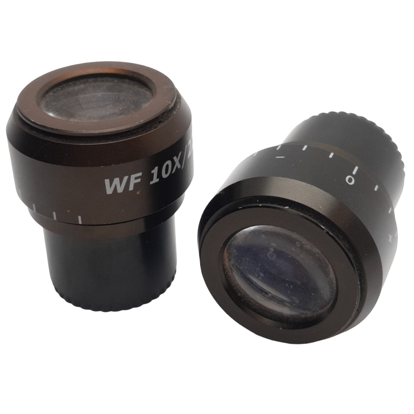 Used Lot of 2 Scienscope NZ/ELZ-LE-W10 Eyepiece For NZ & ELZ Microscopes, 10x Mag