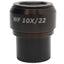 Used Lot of 2 Scienscope NZ/ELZ-LE-W10 Eyepiece For NZ & ELZ Microscopes, 10x Mag