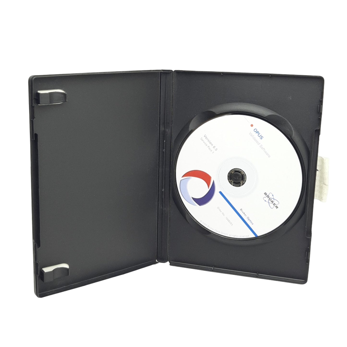 Used Bruker Optics 1009253 OPUS Validated Software Ver: 6.5 Service Pack 1 DVD & Key