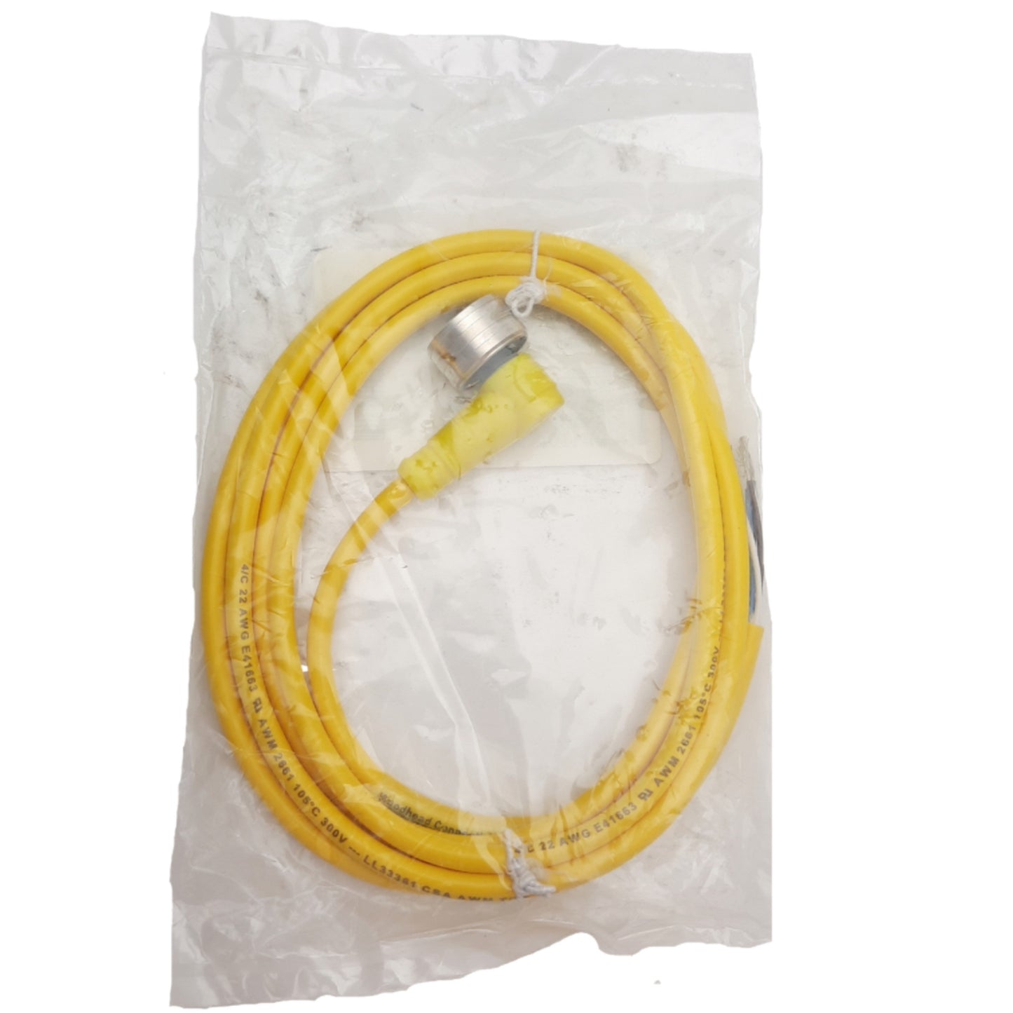 New BradConnectivity W04007A09M020 Ultra-Lock Single-Ended Corset 4-Pin, M12, 6ft