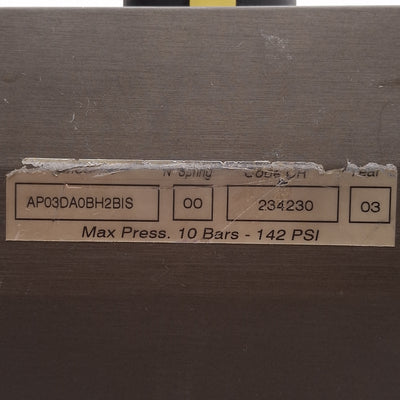 Used Burkert AP03DA0BH2BIS Pneumatic Rotary Actuator Valve 3-Port 2-Position 2½" NPT