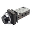 Used Mead LTV-EH-B Pneumatic Switch Valve, 5/2-Way, 1/8in NPT, 0.24Cv, 40µm, 125psi
