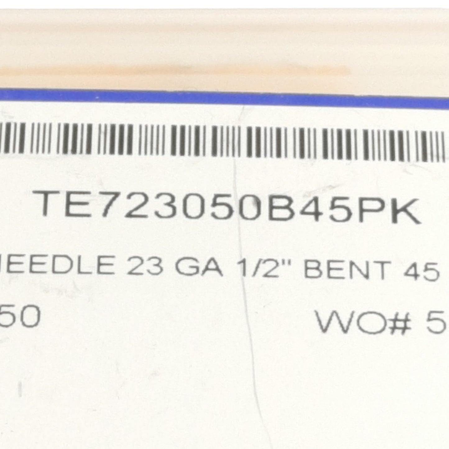 Used Techcon TE723050B45PK TE Bent Needle, 23 Gauge x 1/2in, 45°,100psi, Pack of 50