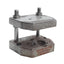 Used Janesville Tool Mfg 01-001468 Shoe Die Set, Two Post & Two Shoe, 3.5in x 2.87in