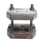 Used Janesville Tool Mfg 01-001468 Shoe Die Set, Two Post & Two Shoe, 3.5in x 2.87in