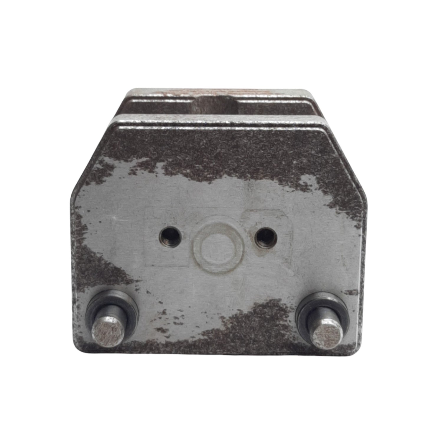 Used Janesville Tool Mfg 01-001468 Shoe Die Set, Two Post & Two Shoe, 3.5in x 2.87in