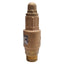 Used Safety LVP Valve Model L3 Bronze Pressure Relief Valve, -0.45kg/cm², 1-1/2in NPT