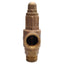 Used Safety LVP Valve Model L3 Bronze Pressure Relief Valve, -0.45kg/cm², 1-1/2in NPT