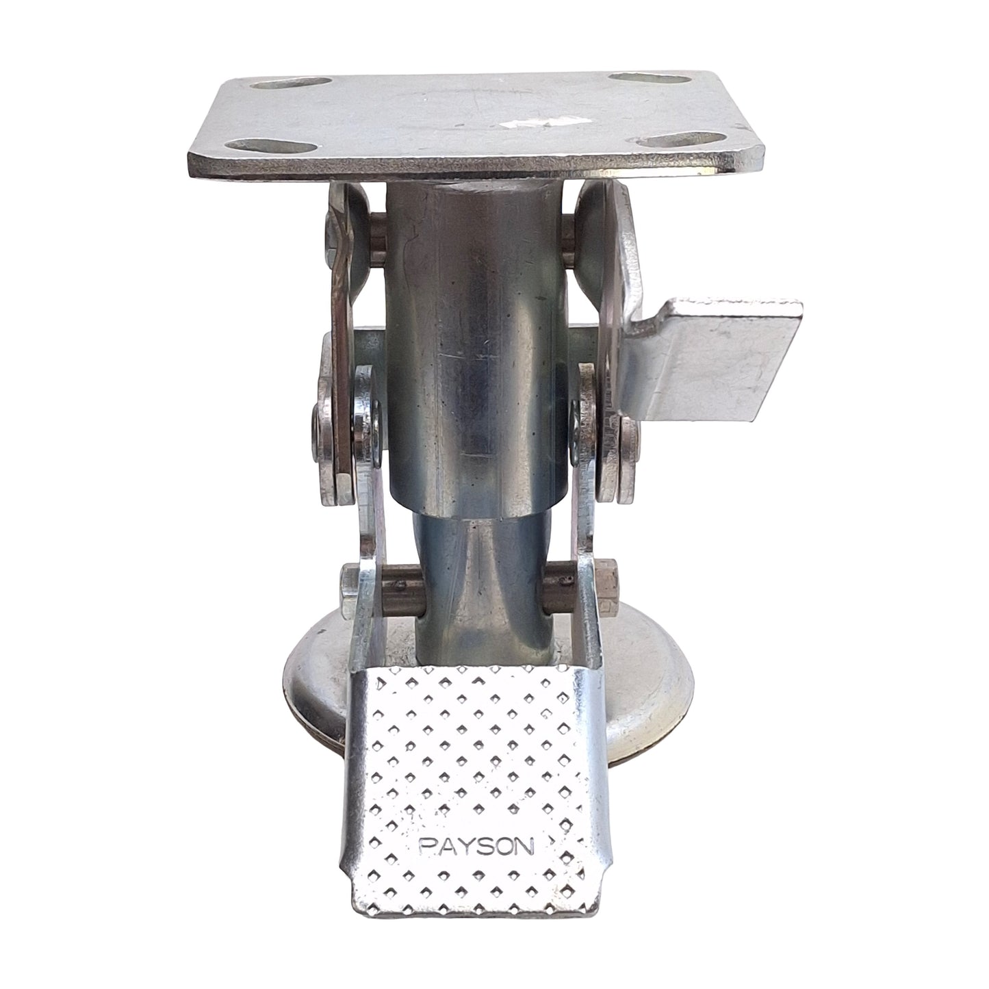 Used Payson 558-FL Double Pedal Floor Lock, 5-5/8" Extended, 4-7/8" Retracted, 90lbs
